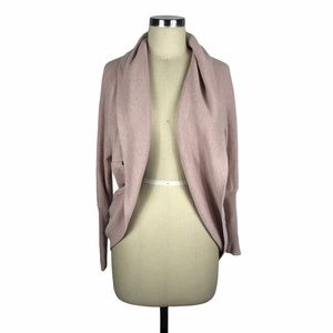 WILFRED Rose Pink Diderot Open Cardigan XXS
